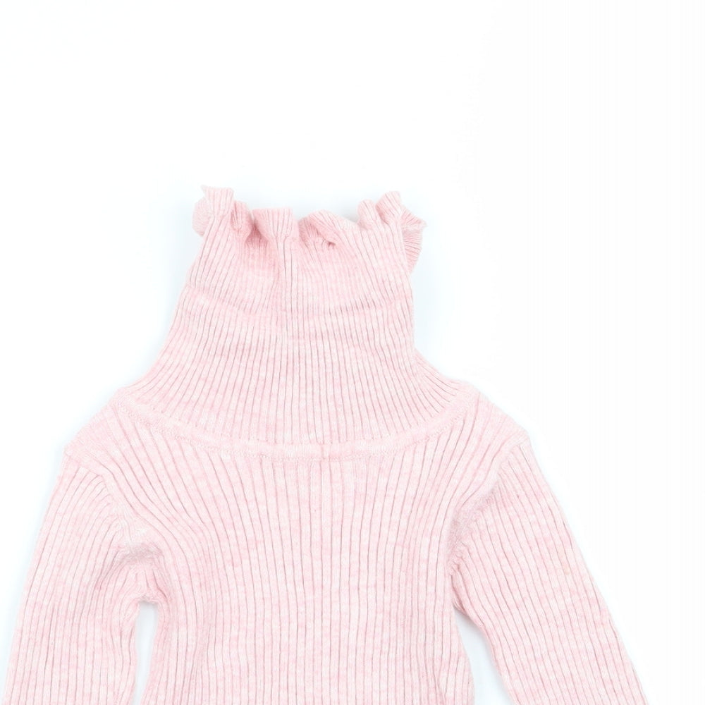 NEXT Girls Pink   Basic T-Shirt Size 9-12 Months