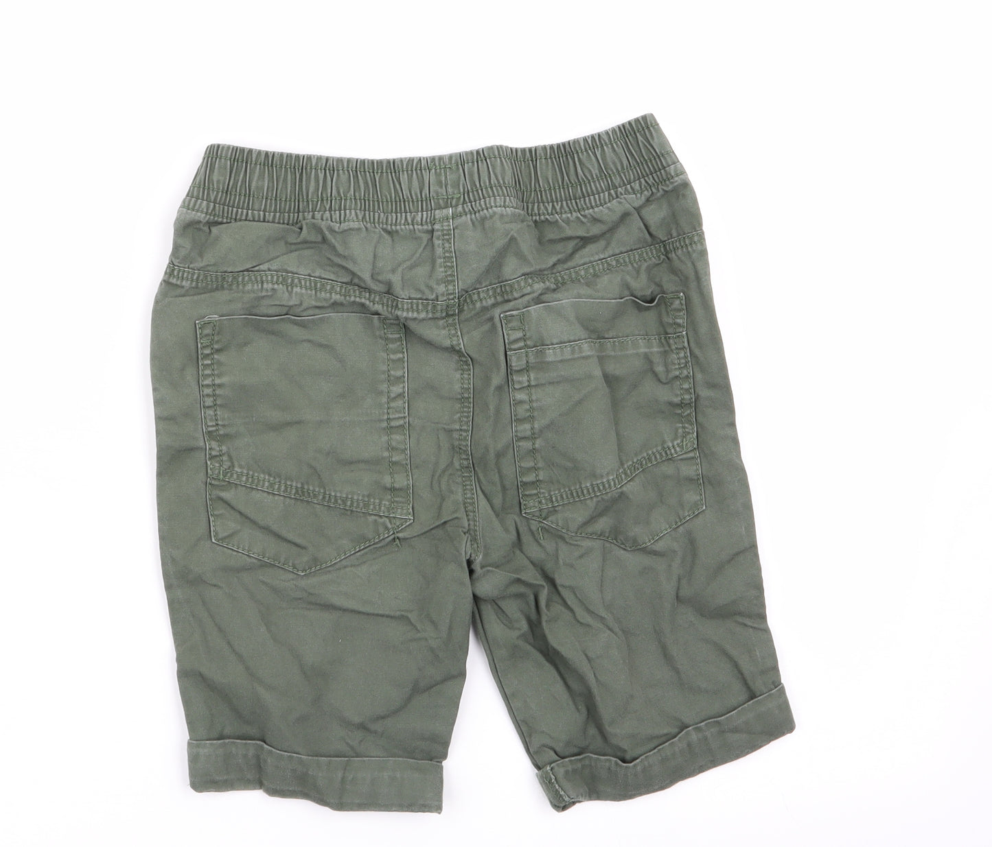 TU Boys Green   Chino Shorts Size 8 Years