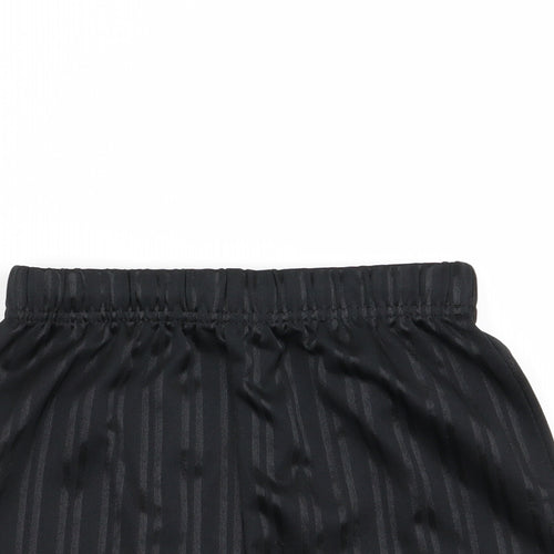 school life  Boys Black Striped  Sweat Shorts Size 4 Years - school shorts