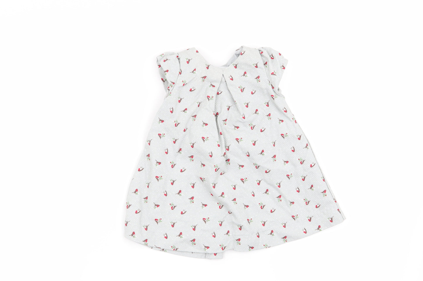 m Girls Grey   Fit & Flare  Size 0-3 Months