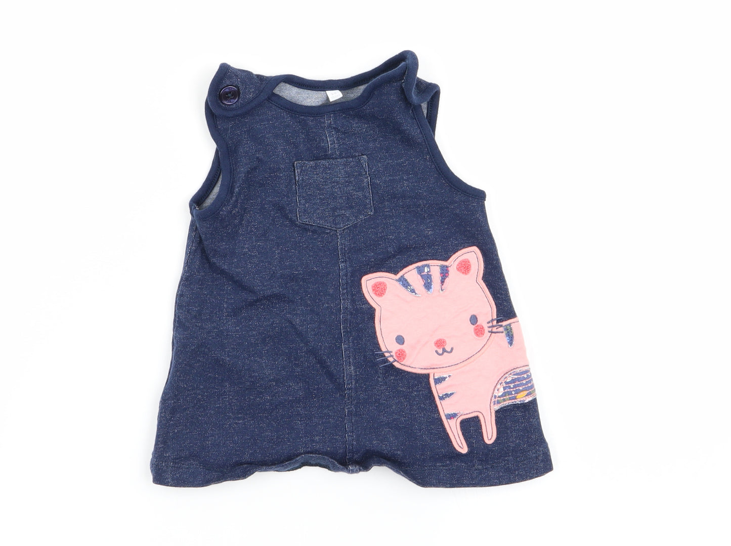 bluezoo Girls Blue   Fit & Flare  Size 3-6 Months