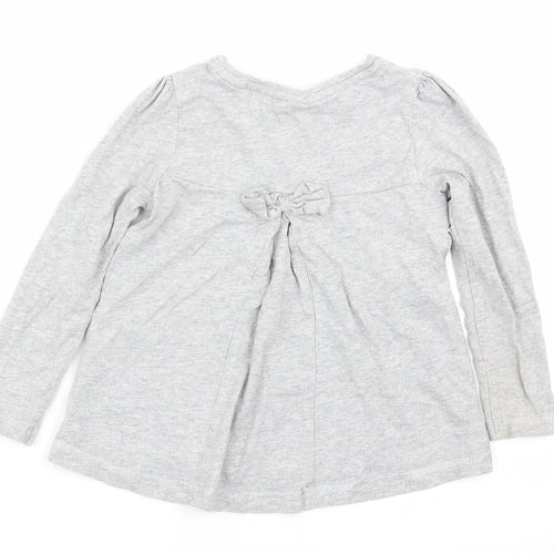 TU Girls Grey   Basic T-Shirt Size 2-3 Years  - disney