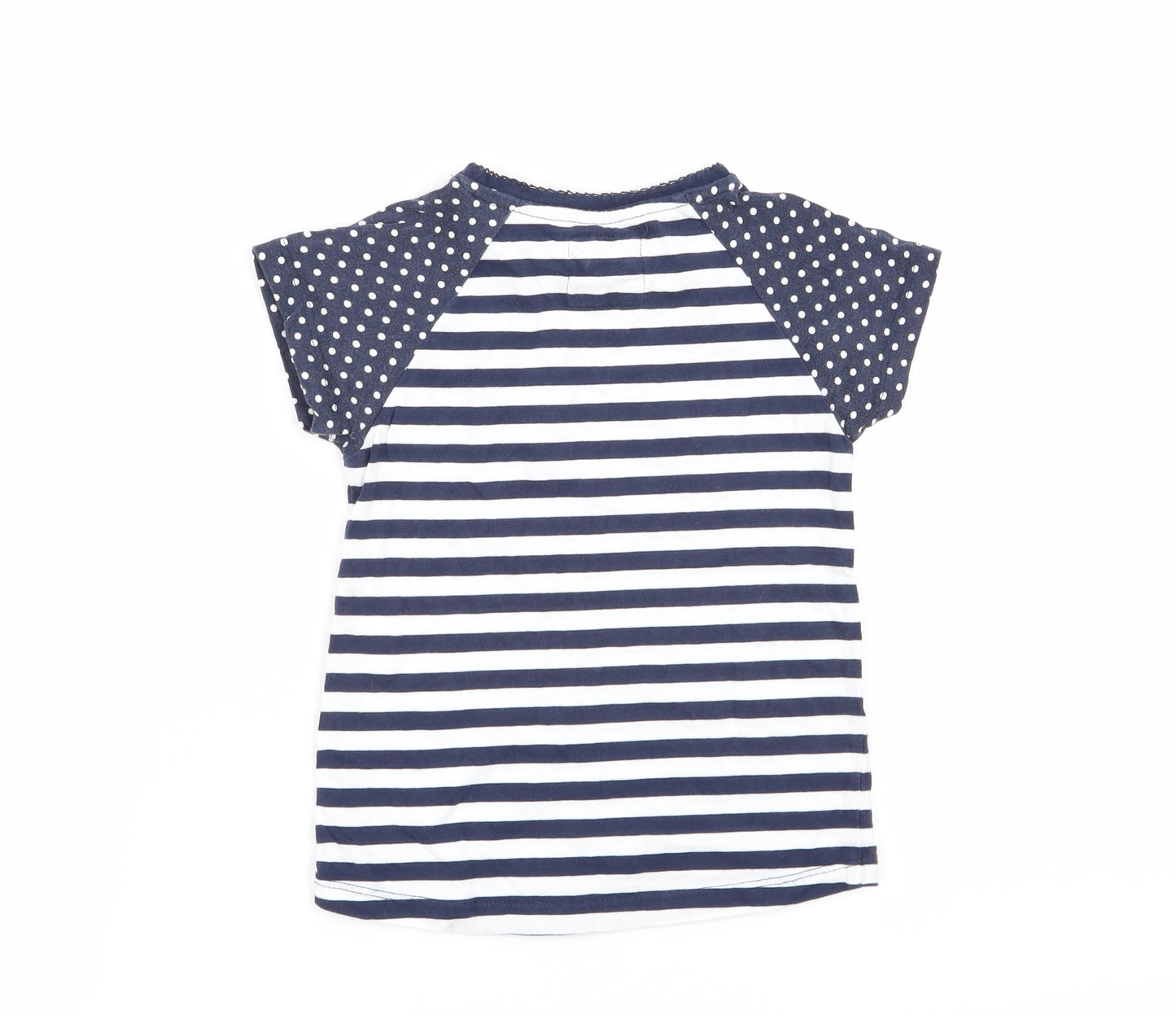 TU Girls Multicoloured Striped  Basic T-Shirt Size 18-24 Months