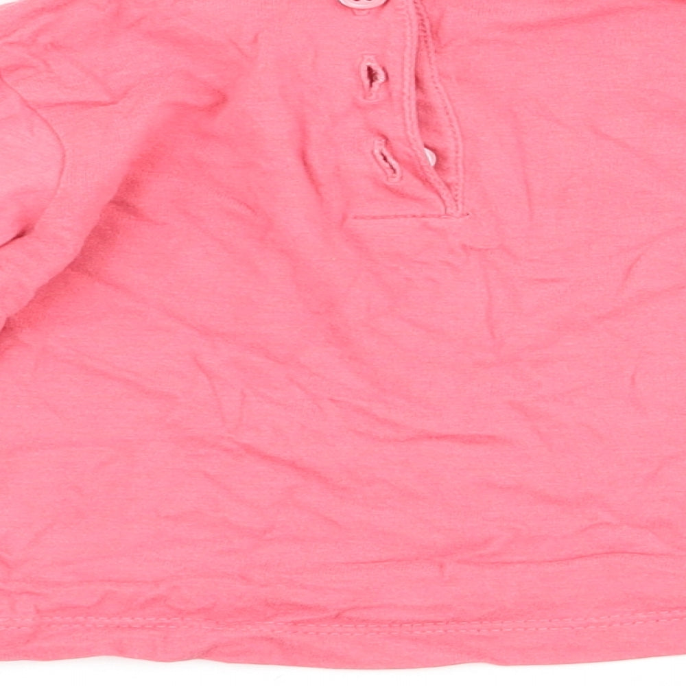John Lewis Girls Pink   Basic T-Shirt Size 0-3 Months