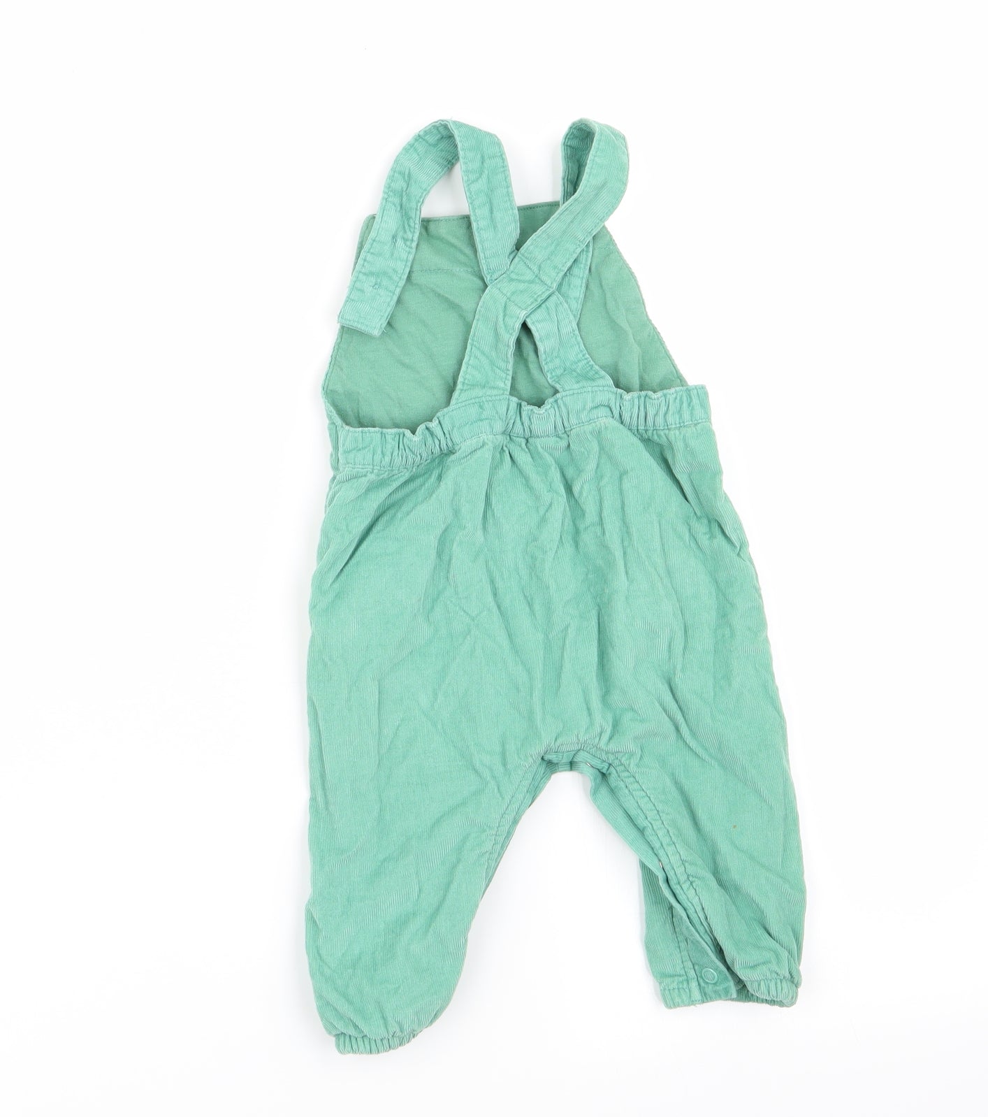 M&S Girls Green   Dungaree One-Piece Size 3-6 Months