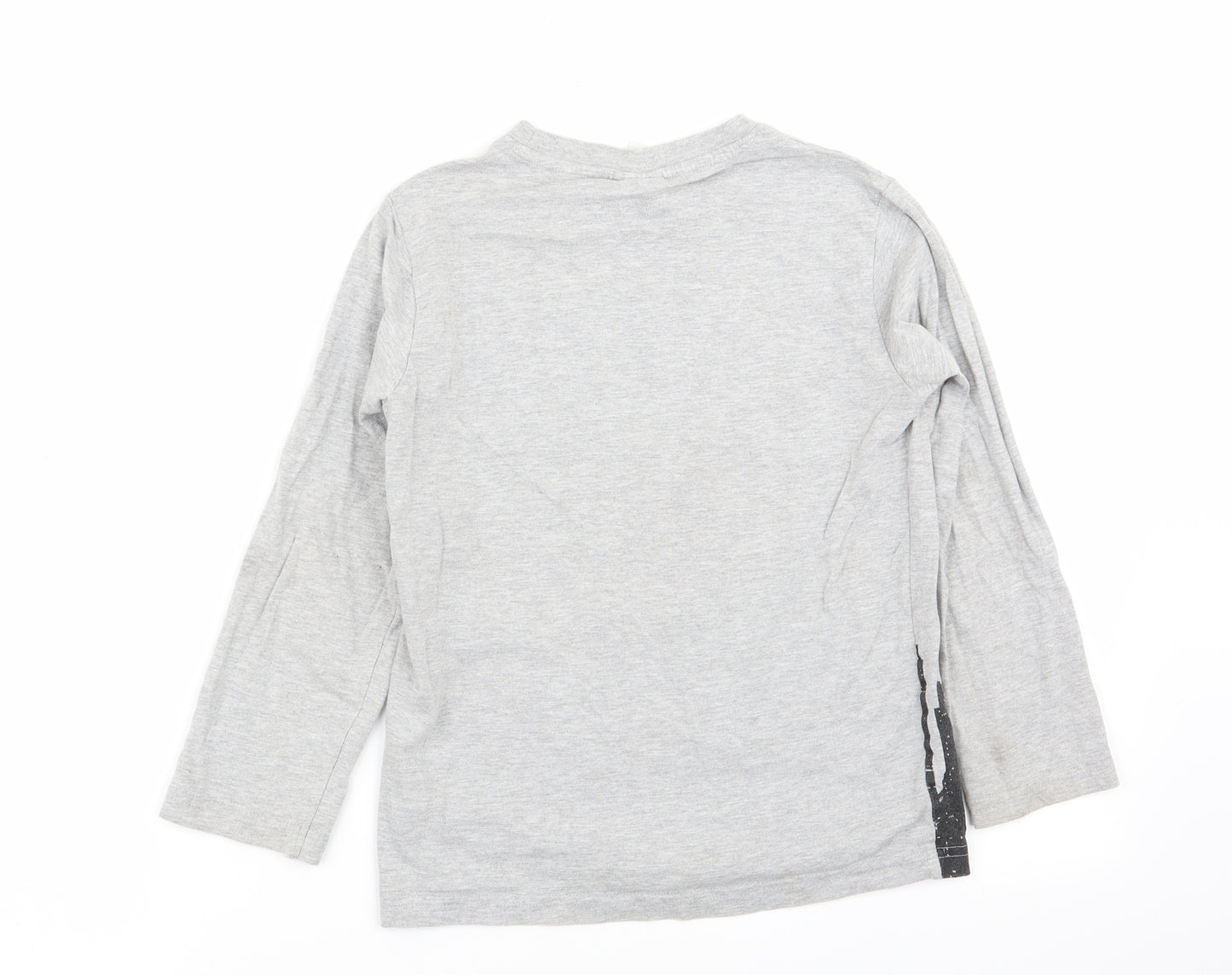 Spiderman Boys Grey   Basic T-Shirt Size 6-7 Years