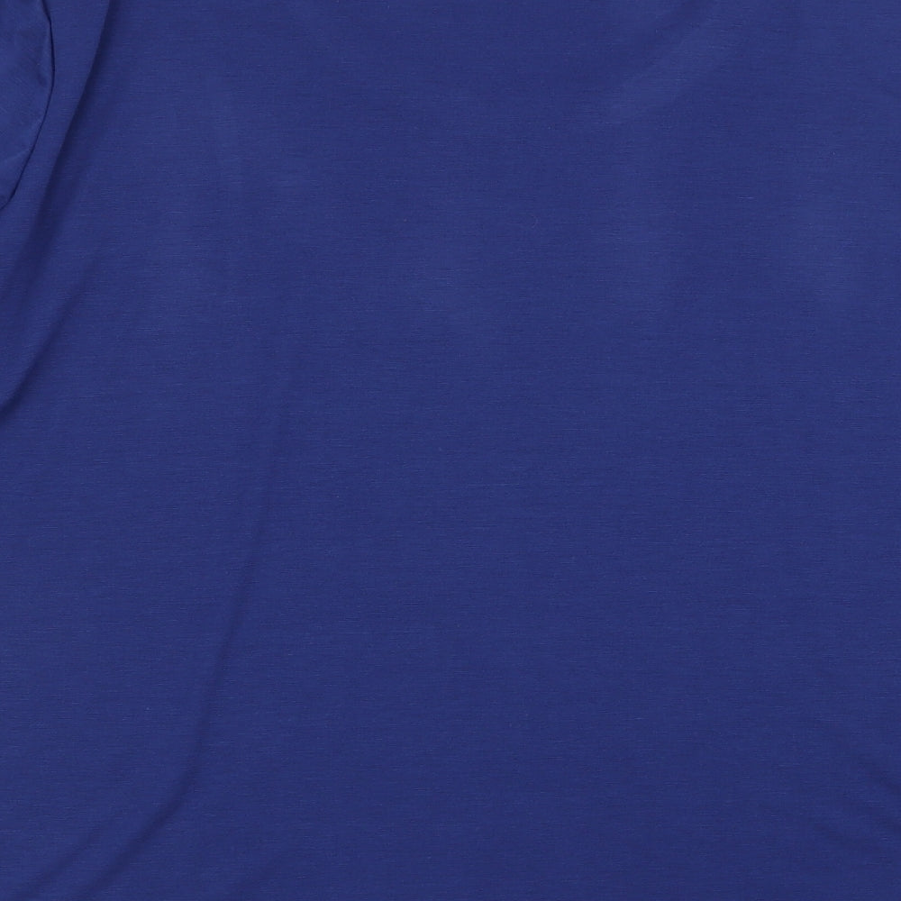 happy d Womens Blue   Basic T-Shirt Size 22