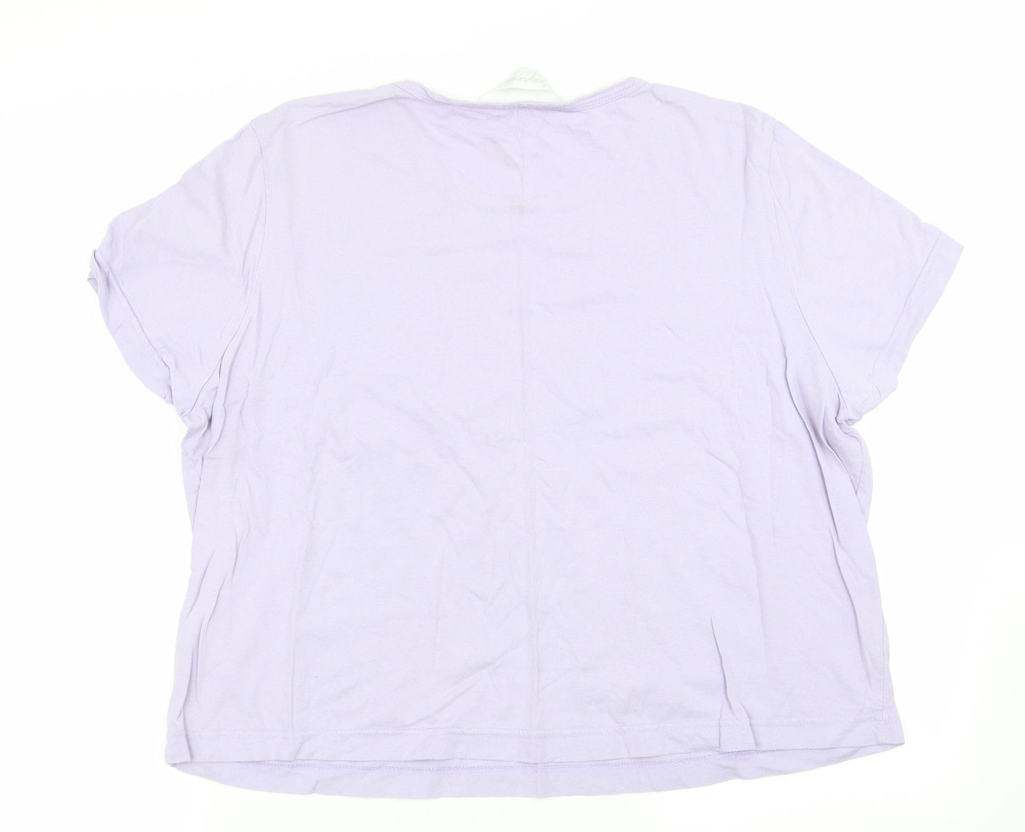 sequence Womens Purple   Basic T-Shirt Size 20