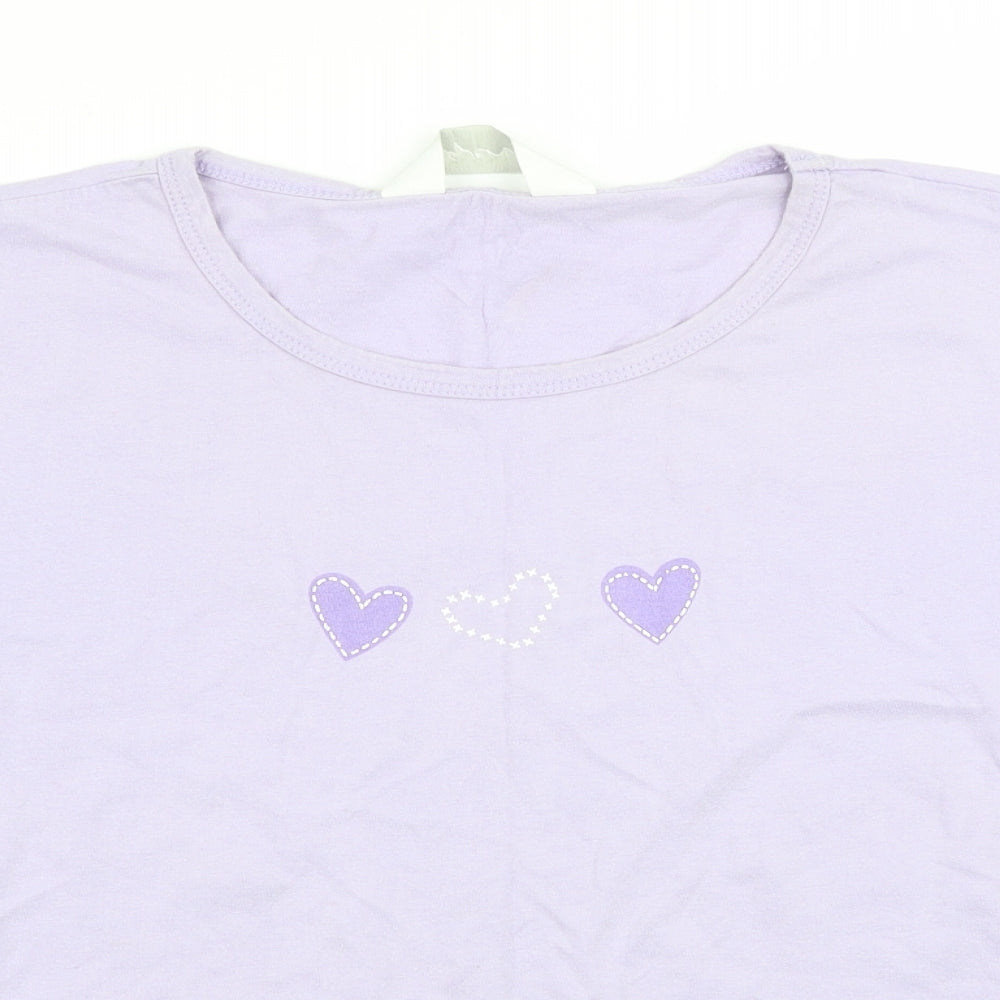 sequence Womens Purple   Basic T-Shirt Size 20