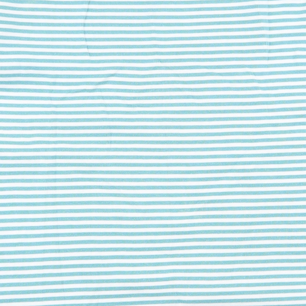Basix Womens Multicoloured Striped  Basic T-Shirt Size 20