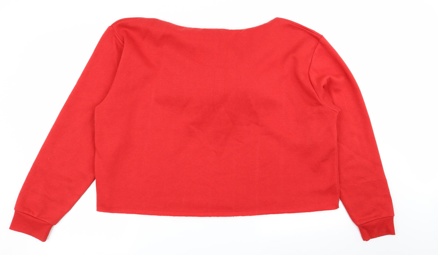 Primark Womens Red   Pullover Jumper Size 18  - crop jumper