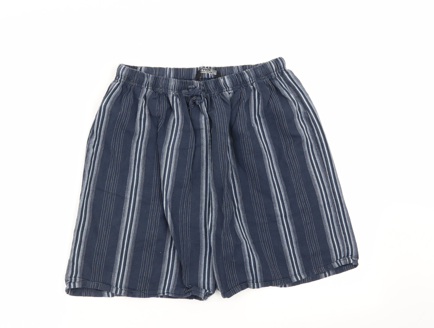 mensswear Mens Multicoloured Striped   Lounge Pants Size L  - shorts
