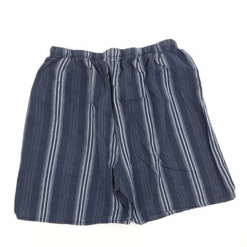mensswear Mens Multicoloured Striped   Lounge Pants Size L  - shorts