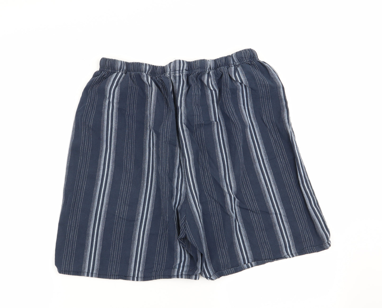 mensswear Mens Multicoloured Striped   Lounge Pants Size L  - shorts