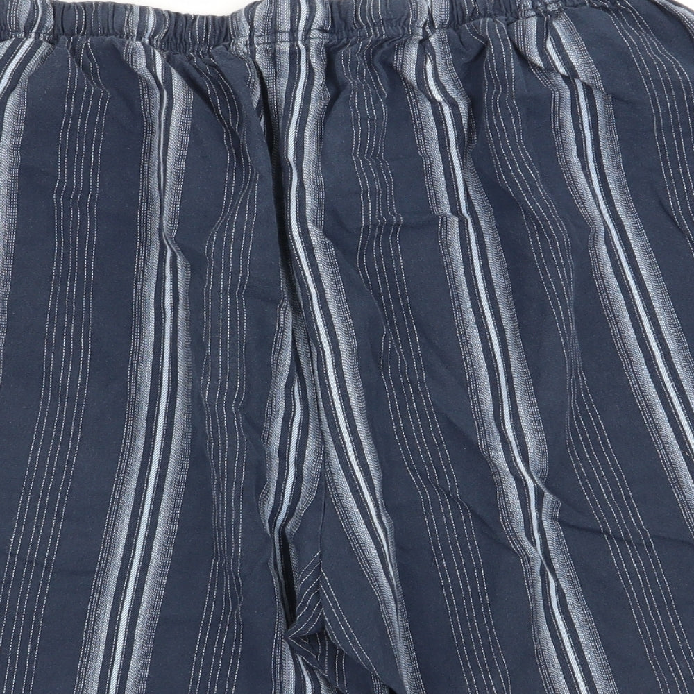 mensswear Mens Multicoloured Striped   Lounge Pants Size L  - shorts