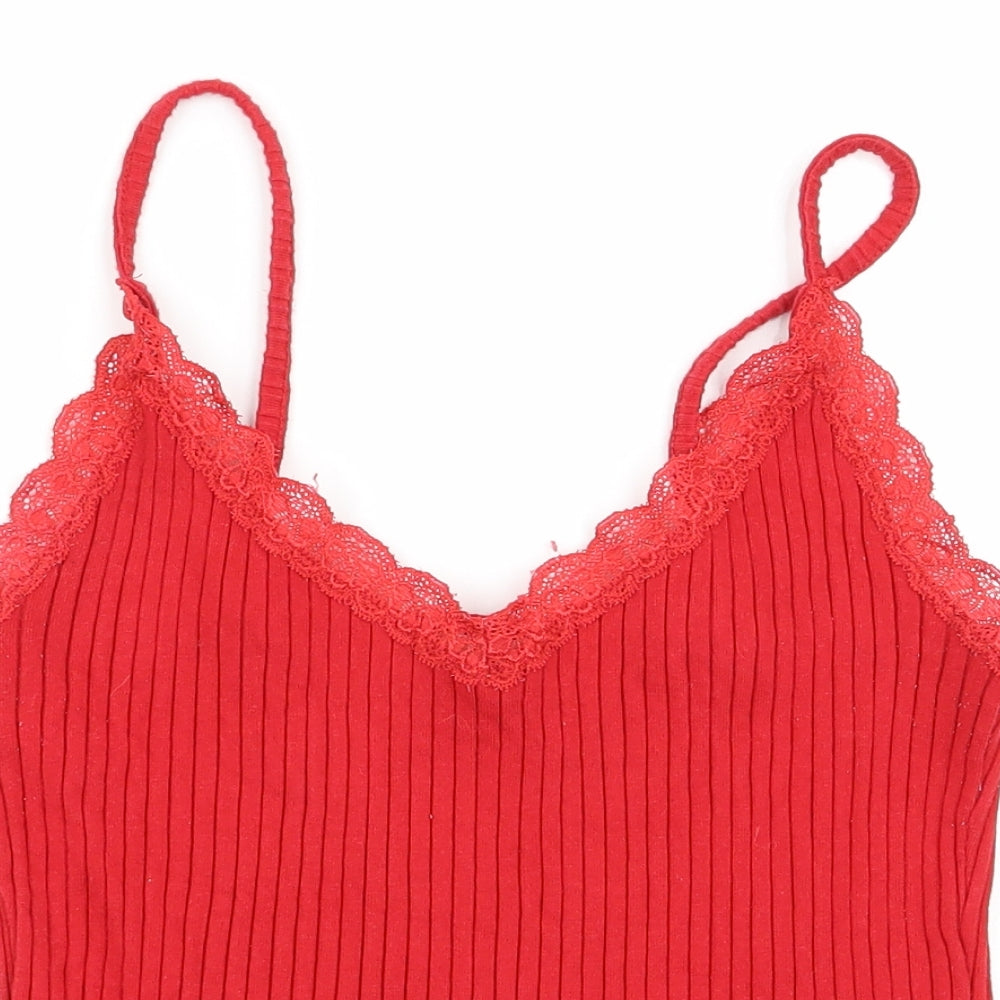 Topshop Womens Red   Camisole Tank Size 12