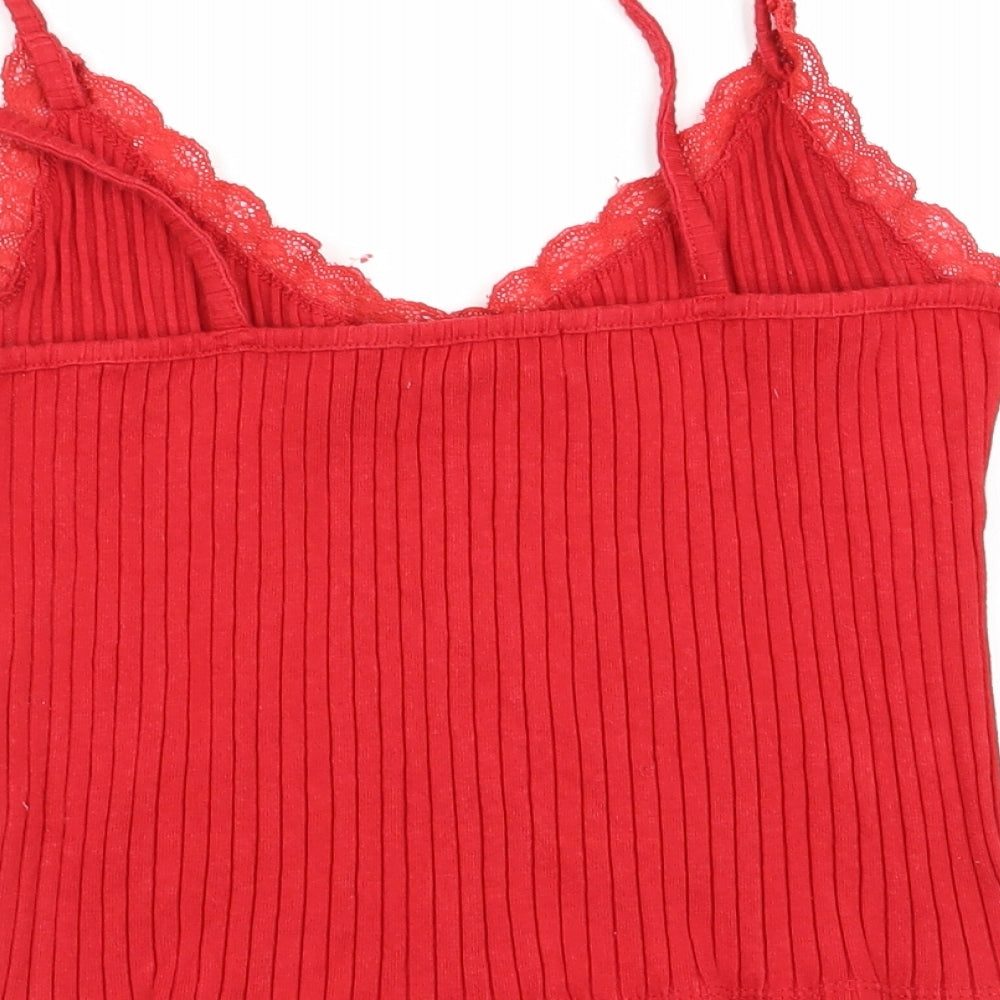 Topshop Womens Red   Camisole Tank Size 12