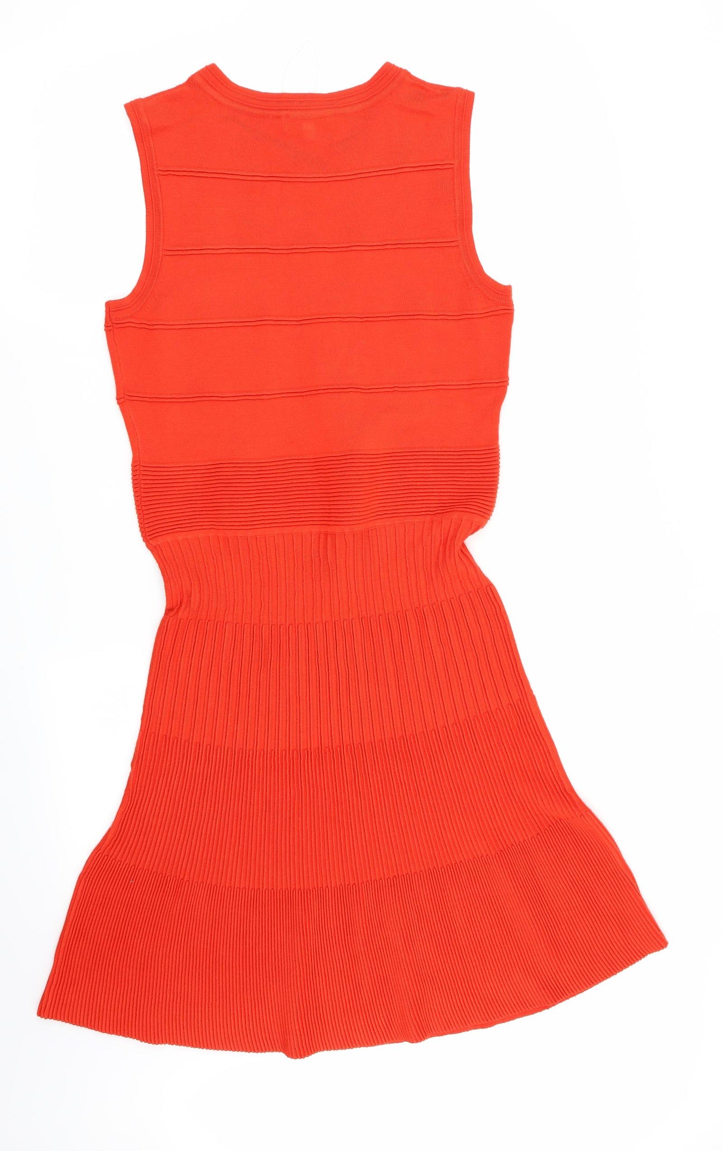 Warehouse Womens Orange   Fit & Flare  Size 12