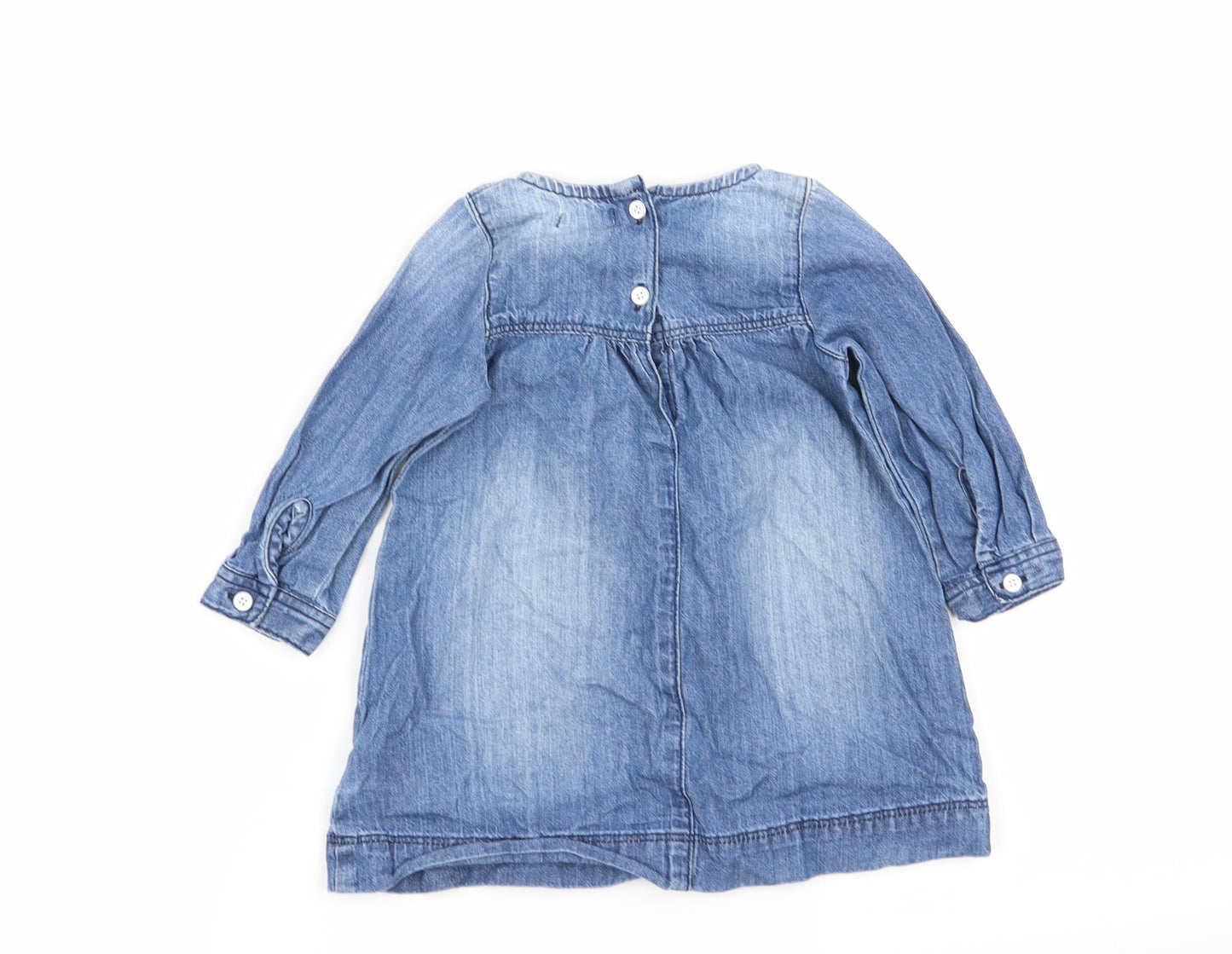 NEXT Girls Blue   Fit & Flare  Size 9-12 Months