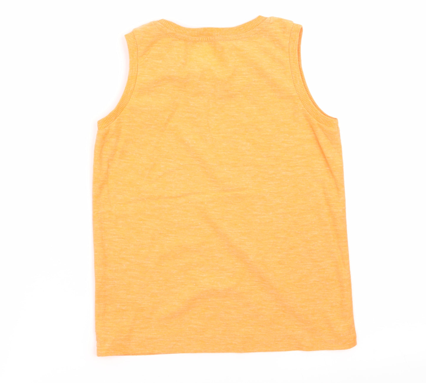 Matalan Boys Orange   Basic Tank Size 5-6 Years