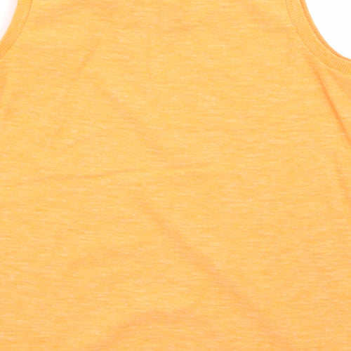 Matalan Boys Orange   Basic Tank Size 5-6 Years