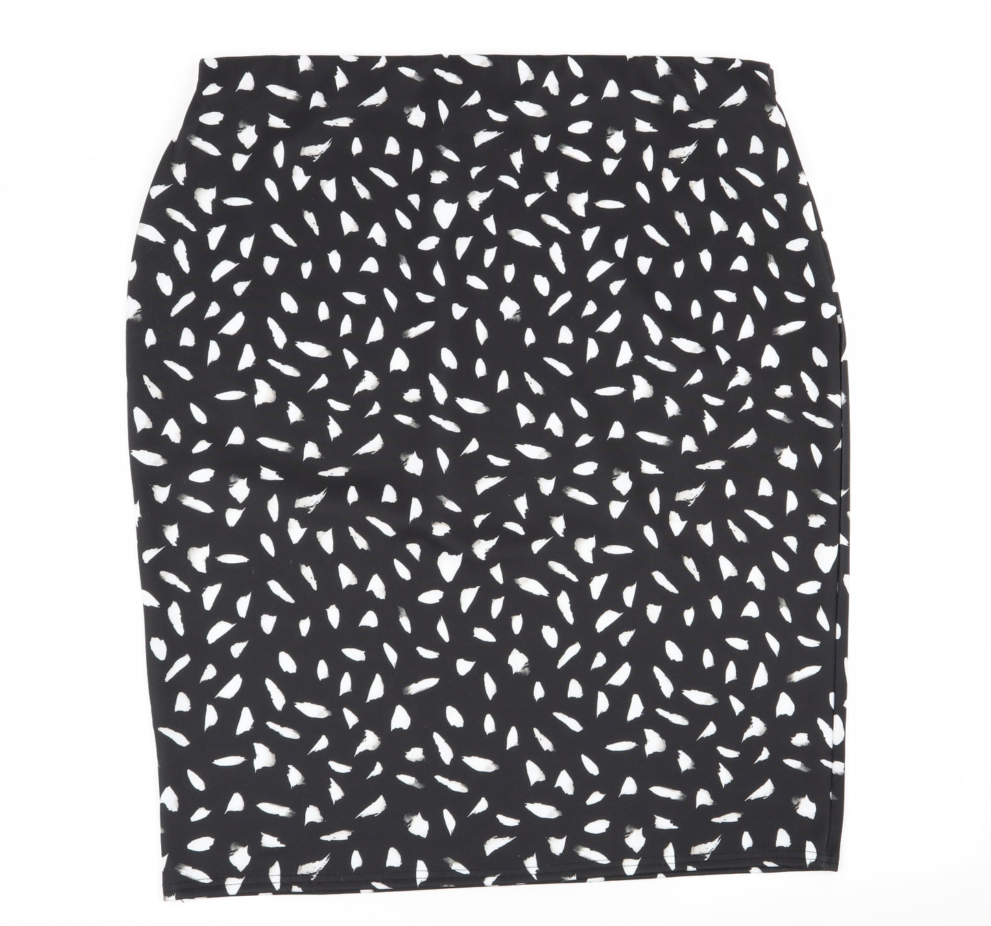 Dorothy Perkins Womens Black Polka Dot  Flare Skirt Size 20  - Stretch waistband