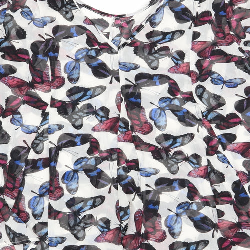 NEXT Womens Multicoloured   Basic Blouse Size 8