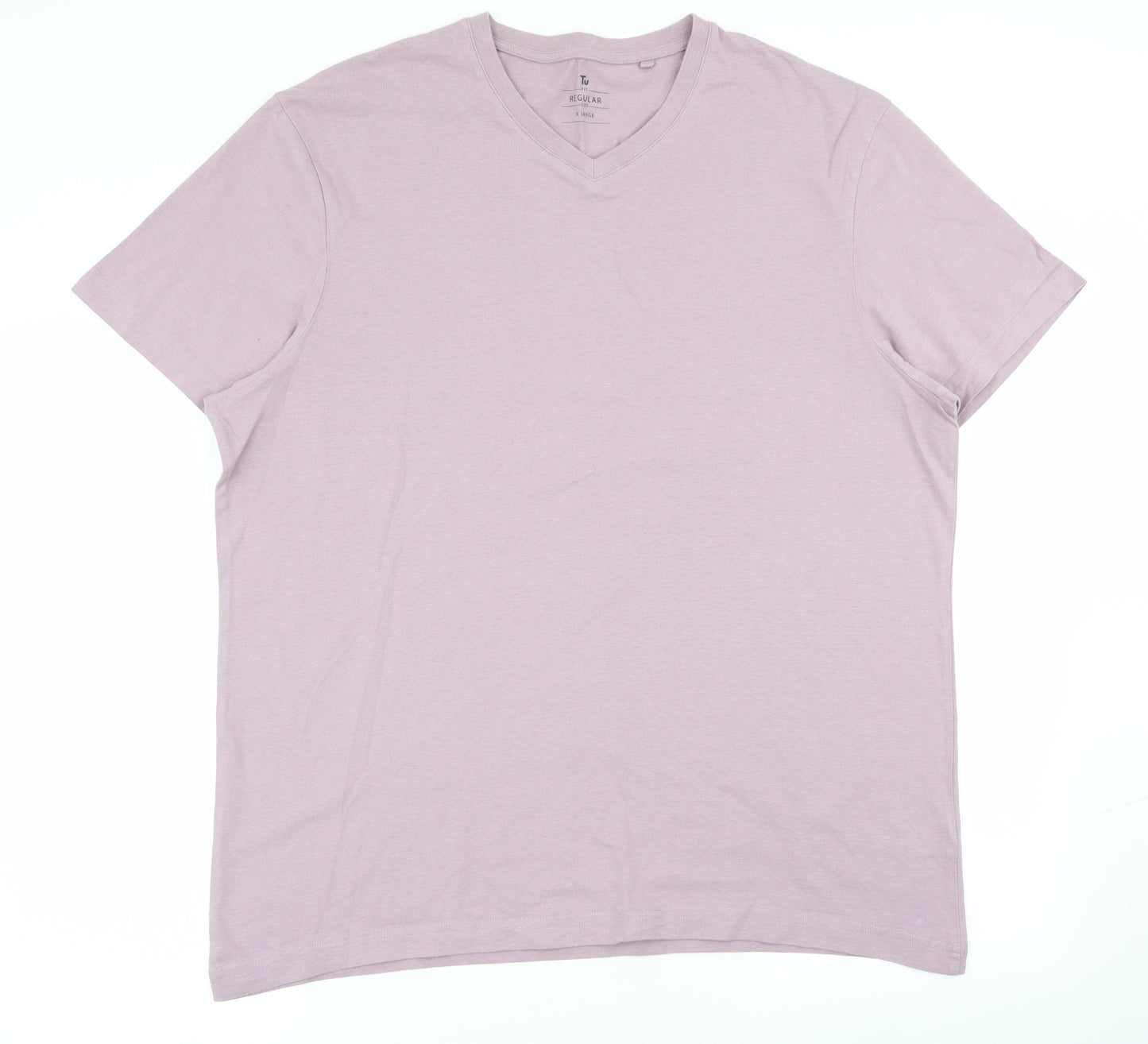 TU Mens Purple    T-Shirt Size XL