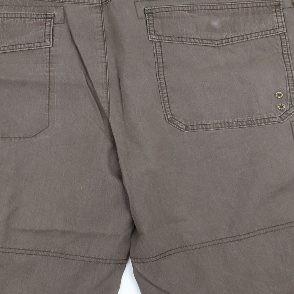 NEXT Mens Brown   Cargo Shorts Size 38 in