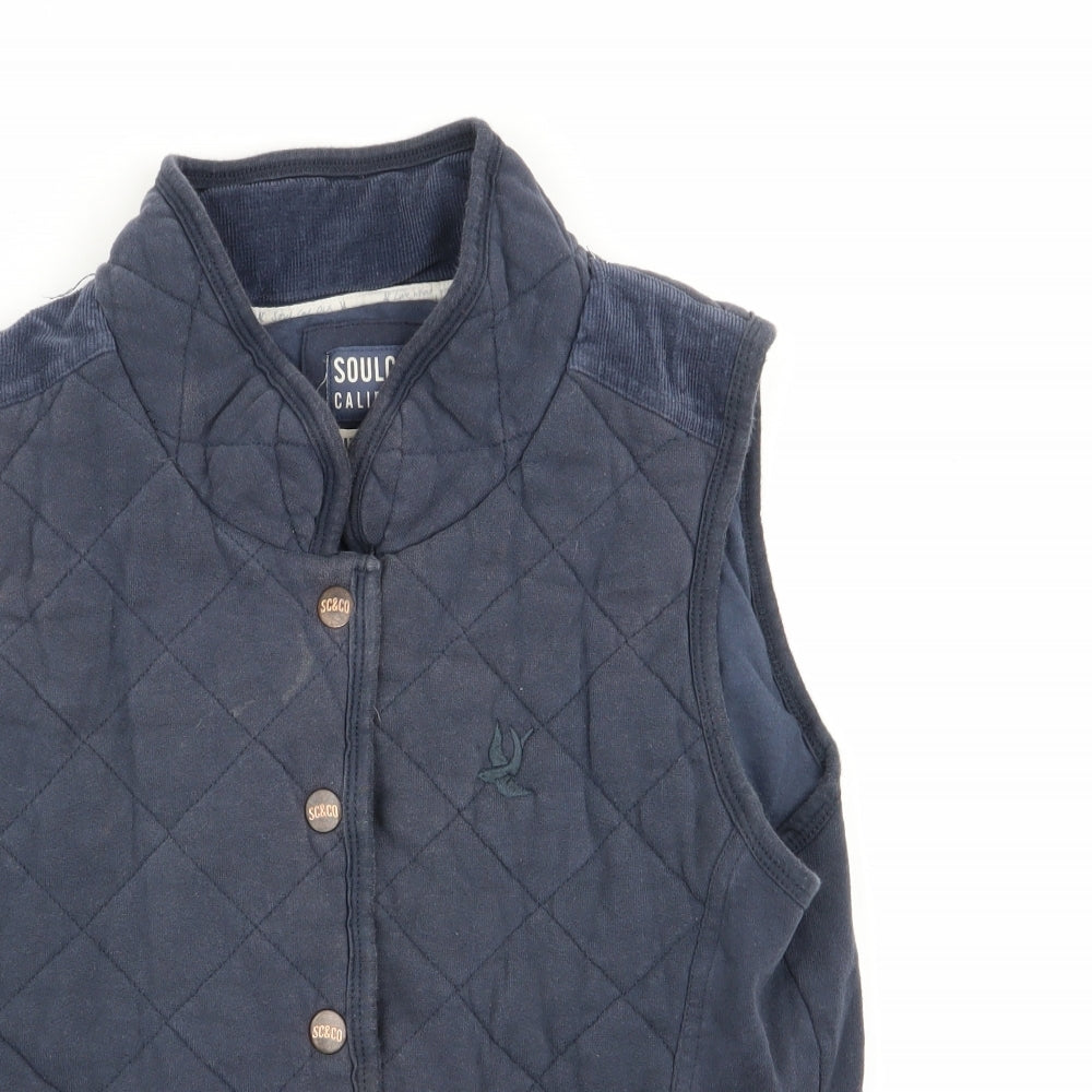 soulcal Womens Blue   Gilet Jacket Size 14