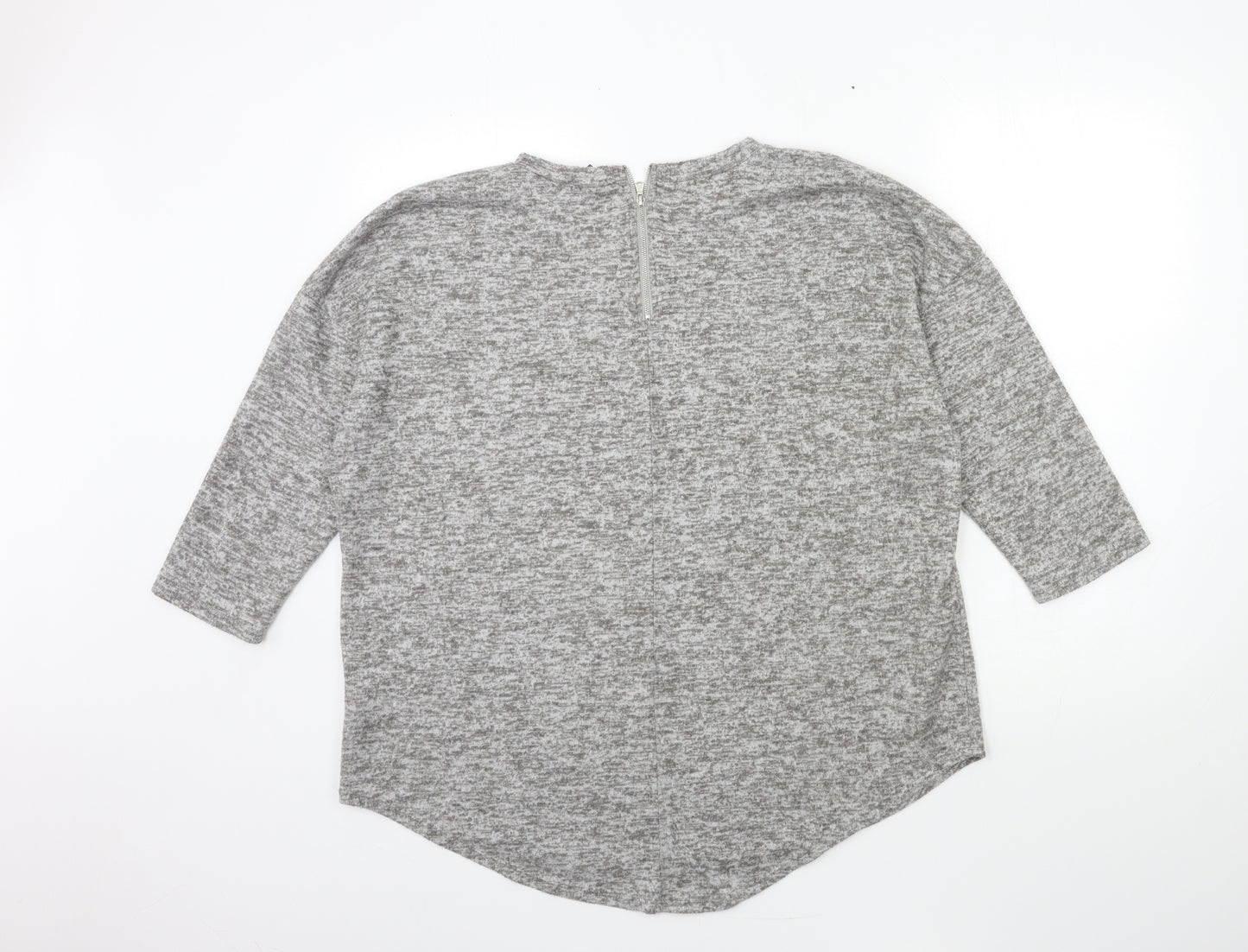 Primark Womens Grey   Basic T-Shirt Size 14
