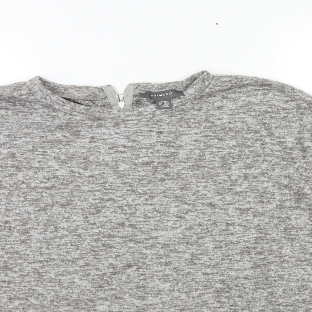 Primark Womens Grey   Basic T-Shirt Size 14