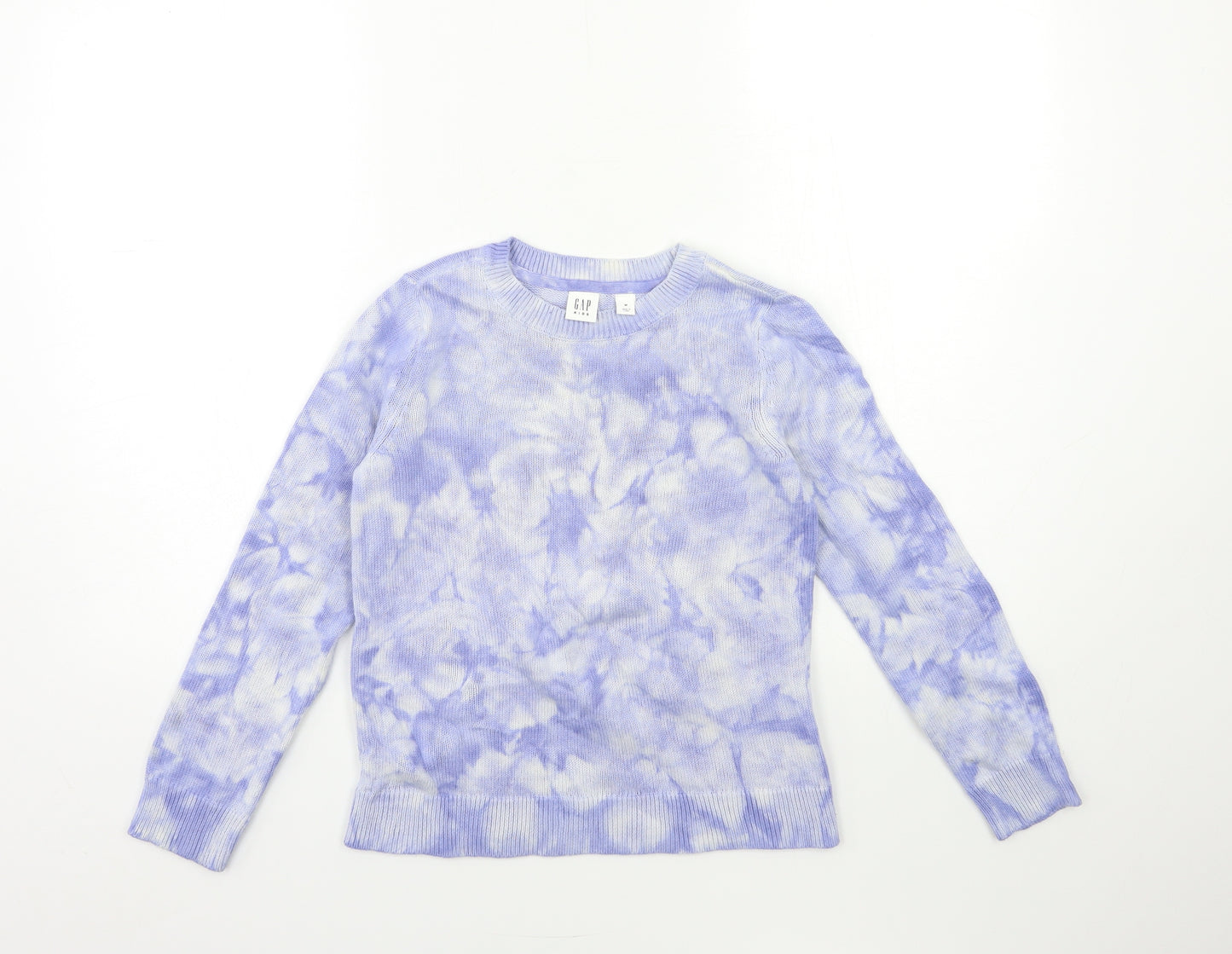 Gap Girls Blue  Knit Pullover Jumper Size 8-9 Years