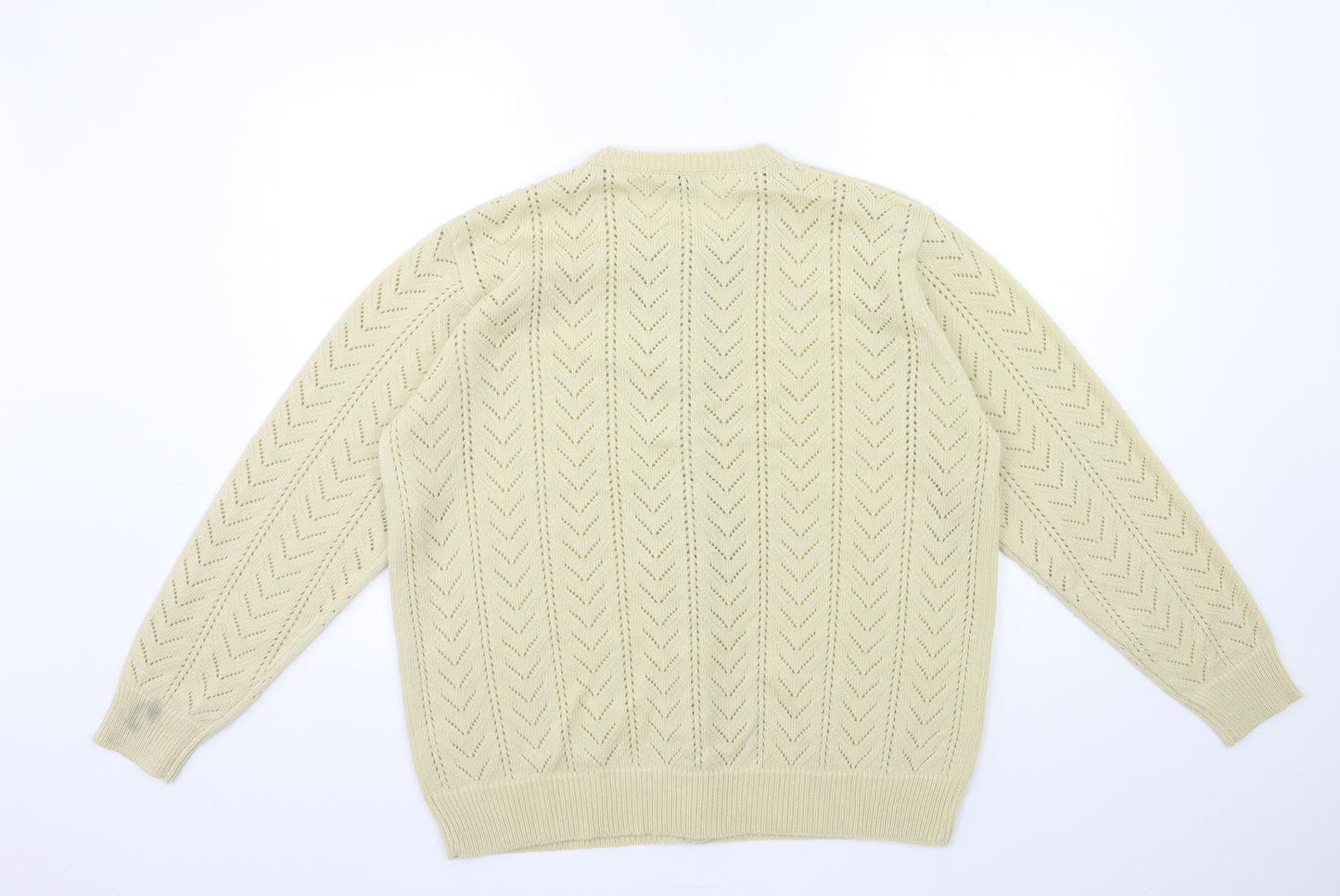 Classics Womens Beige  Knit Cardigan Jumper Size 16