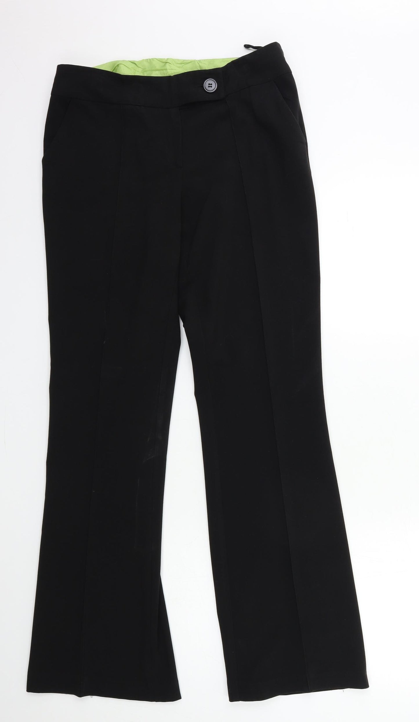 bay Womens Black   Trousers  Size 10 L31 in