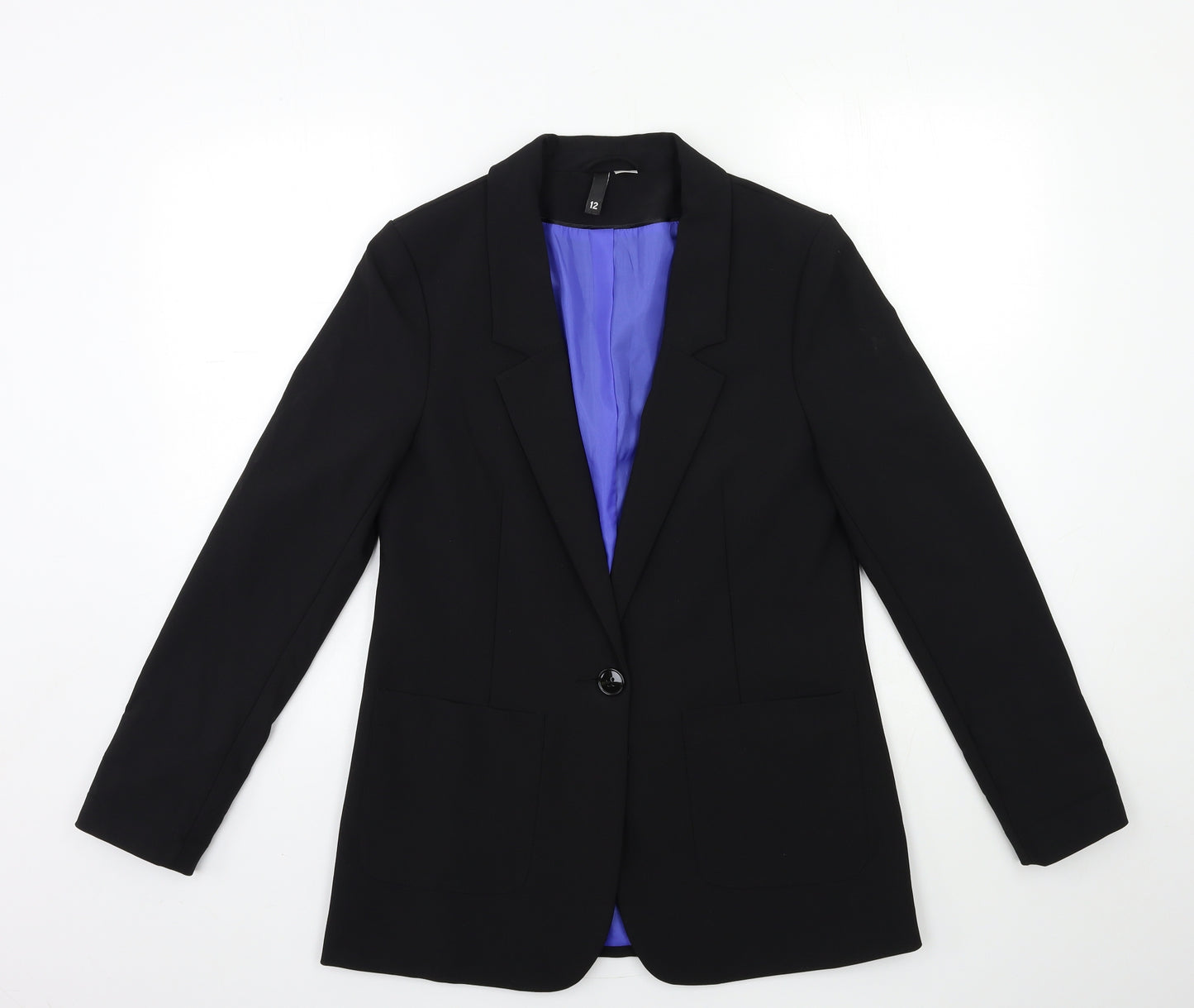 H&M Womens Black   Jacket Blazer Size 12