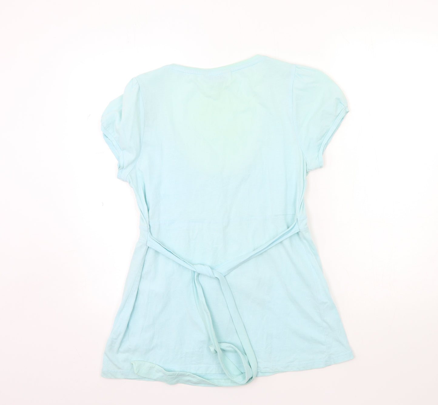 Cherokee Womens Blue   Basic T-Shirt Size 12