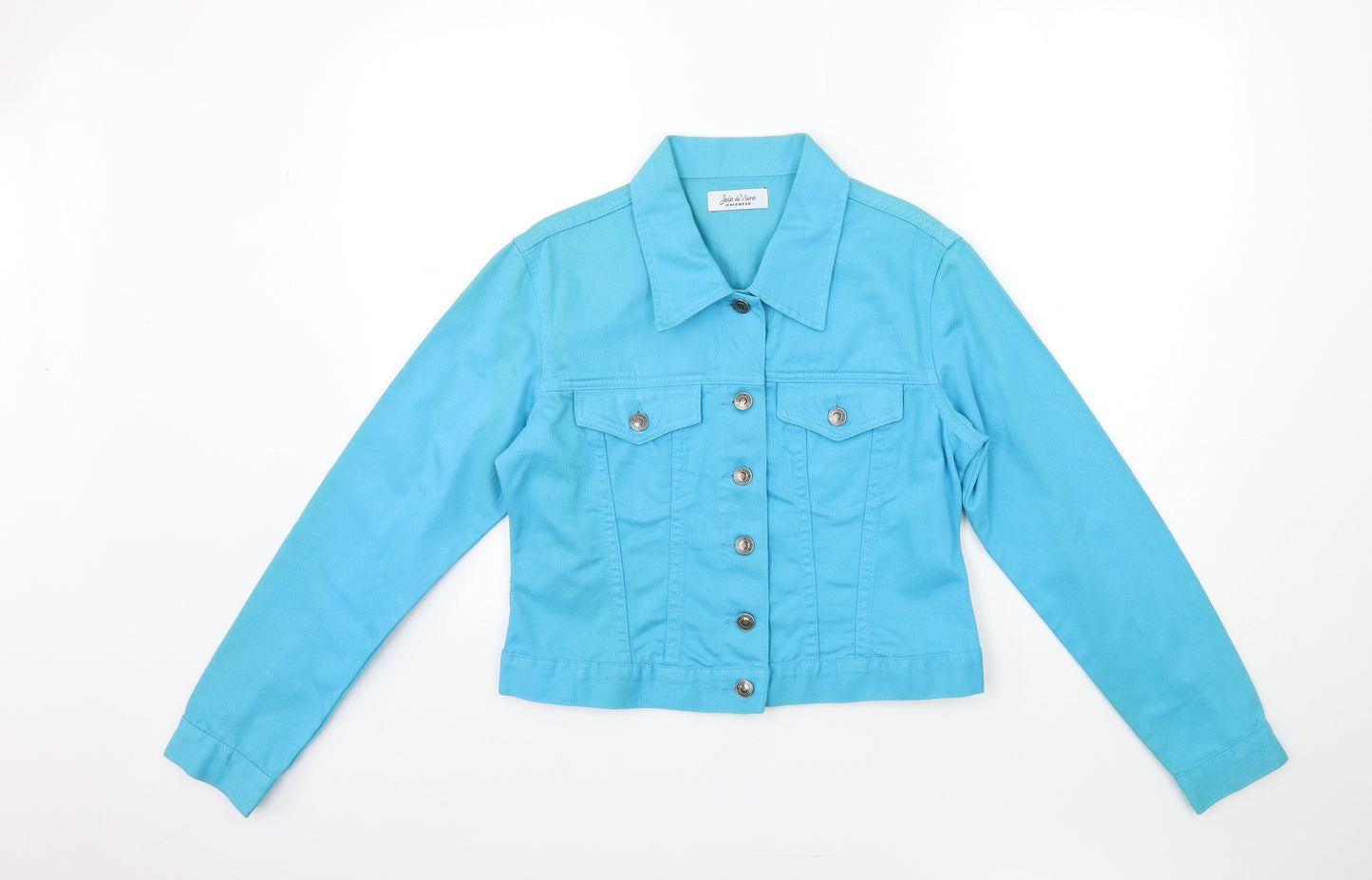 Joie de vivre Womens Blue  Denim Jacket  Size 12