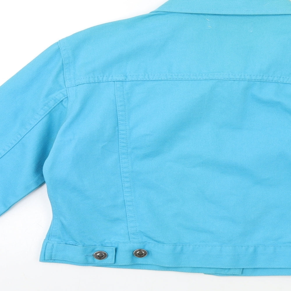 Joie de vivre Womens Blue  Denim Jacket  Size 12