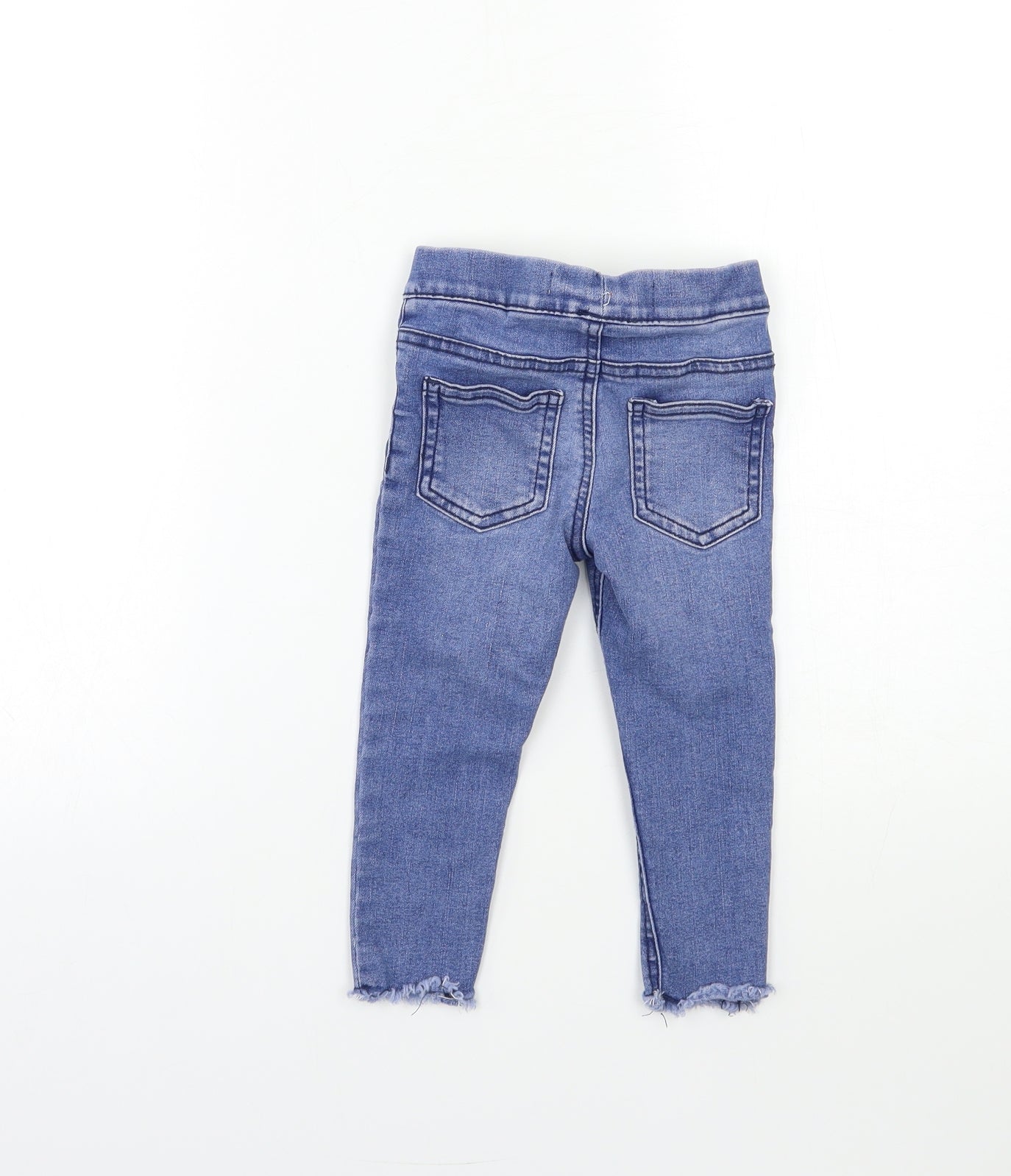 Denim & Co. Baby Blue  Denim Capri Jeans Size 12-18 Months