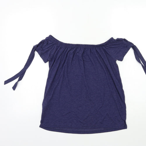 net Womens Blue   Basic Blouse Size 6