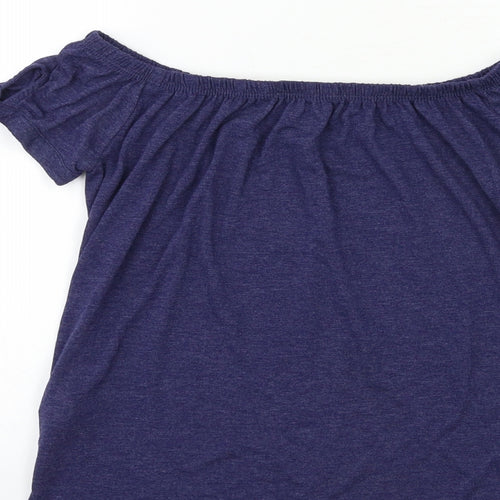net Womens Blue   Basic Blouse Size 6