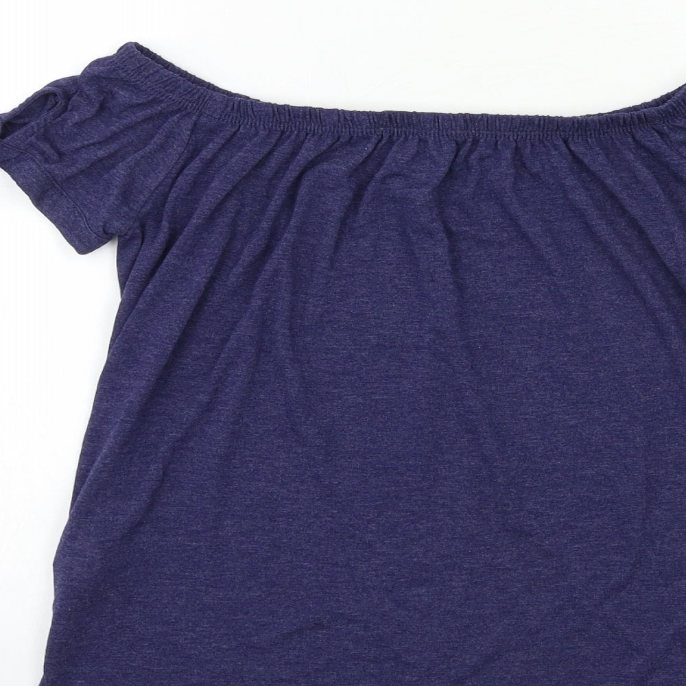 net Womens Blue   Basic Blouse Size 6