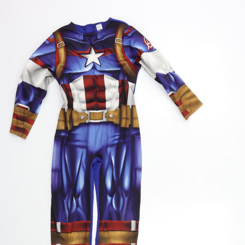 George Boys Blue   Dungarees Trousers Size 3-4 Years - avengers