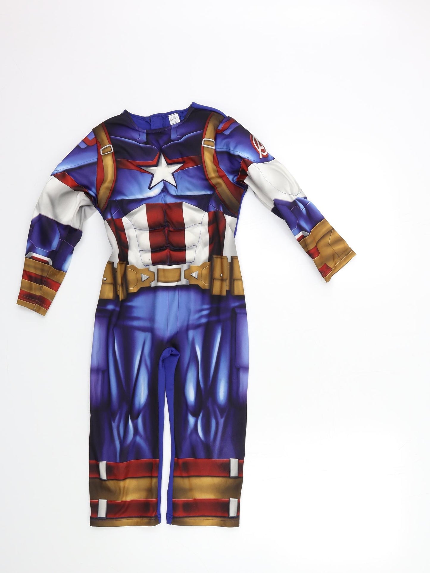 George Boys Blue   Dungarees Trousers Size 3-4 Years - avengers