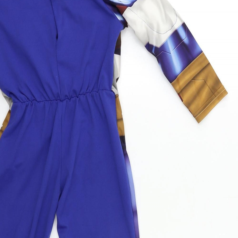 George Boys Blue   Dungarees Trousers Size 3-4 Years - avengers