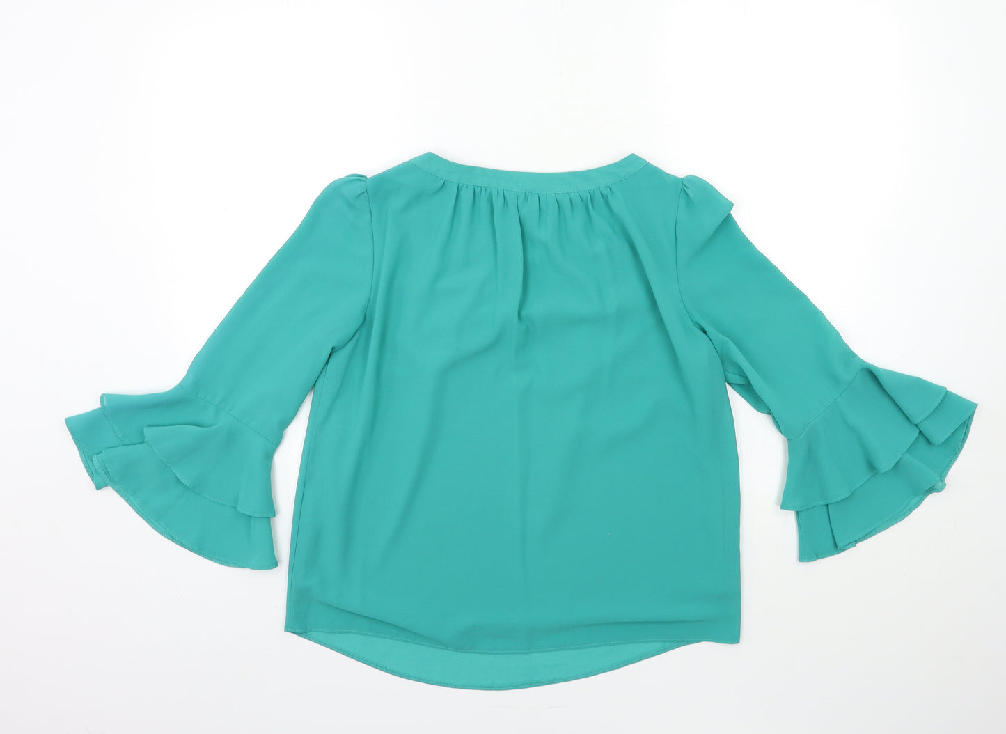 Billie & Blossom Womens Green   Basic Blouse Size 8