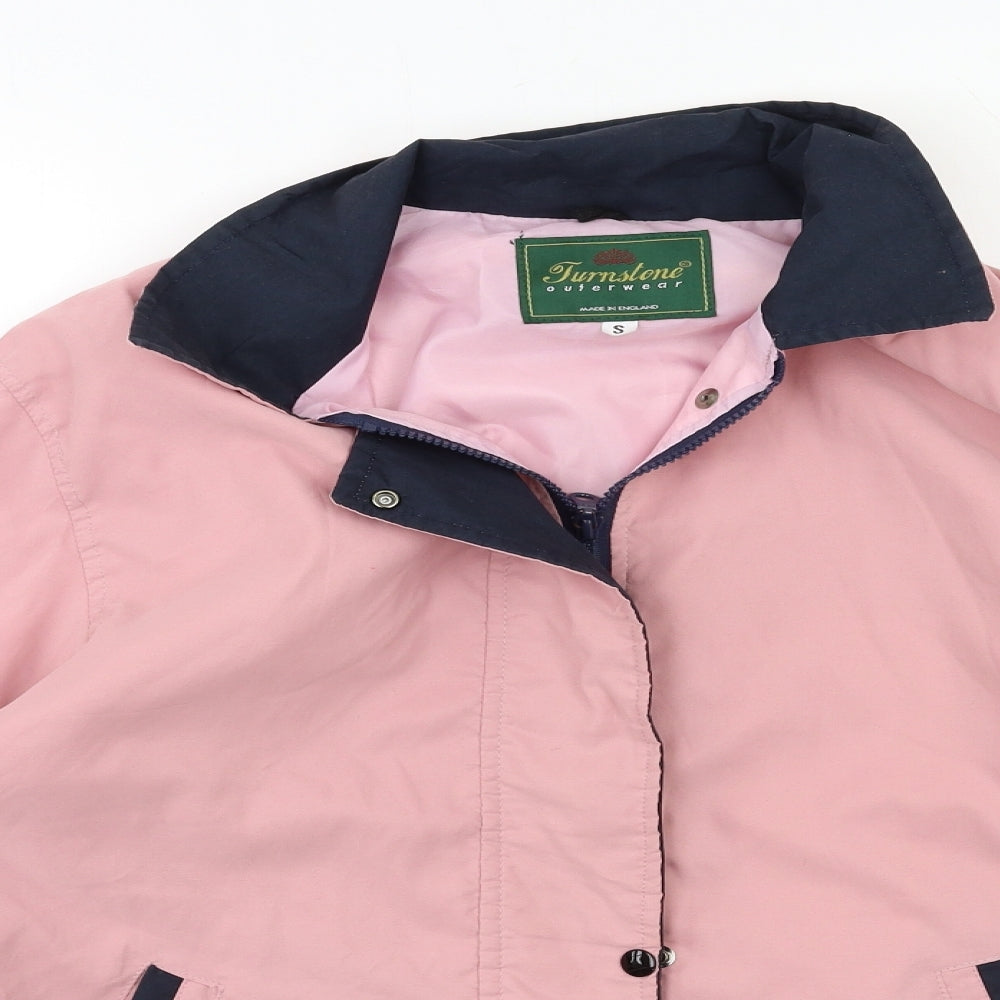 THURNSTON Womens Pink   Overcoat Coat Size S