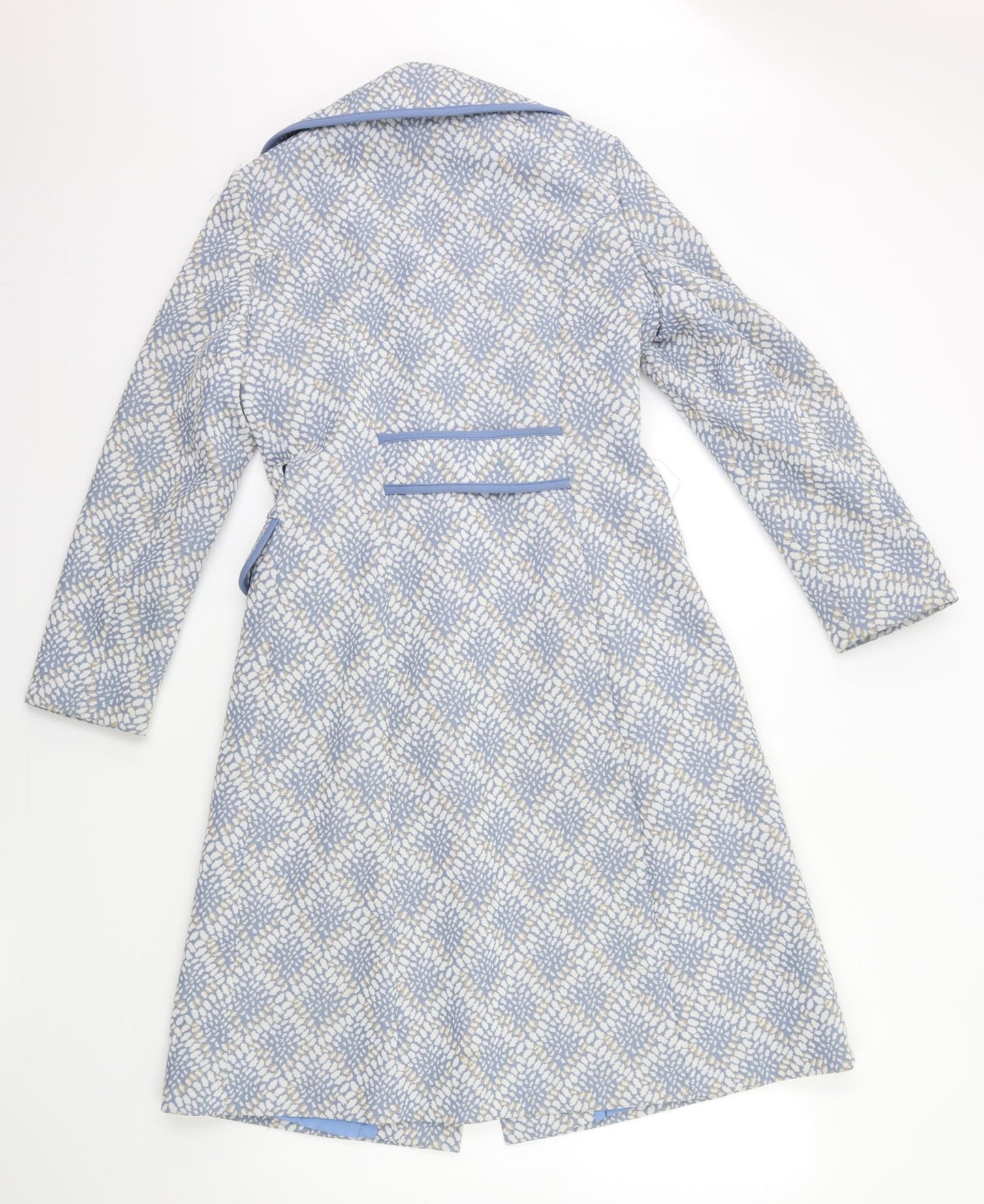 Preworn Womens Blue   Overcoat Coat Size 12