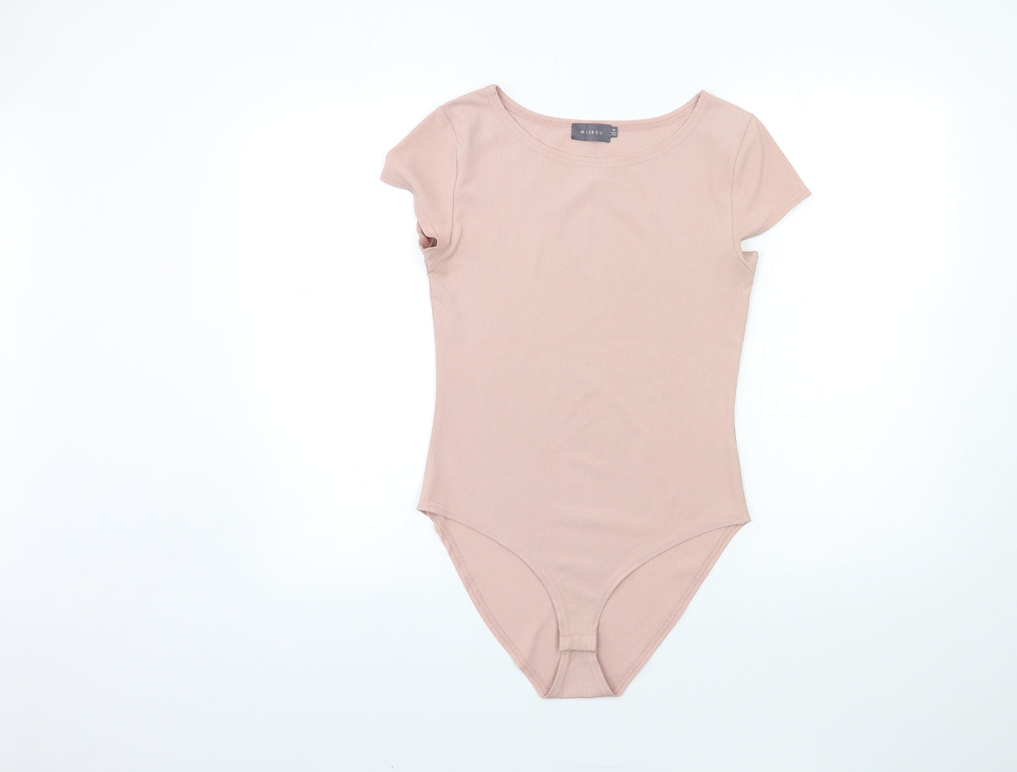 mirrou Womens Pink   Basic T-Shirt Size M  - Bodysuit